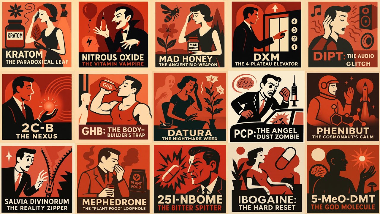 15 Rare Drugs & Their Effects Explained in 30 Minutes - PART 2