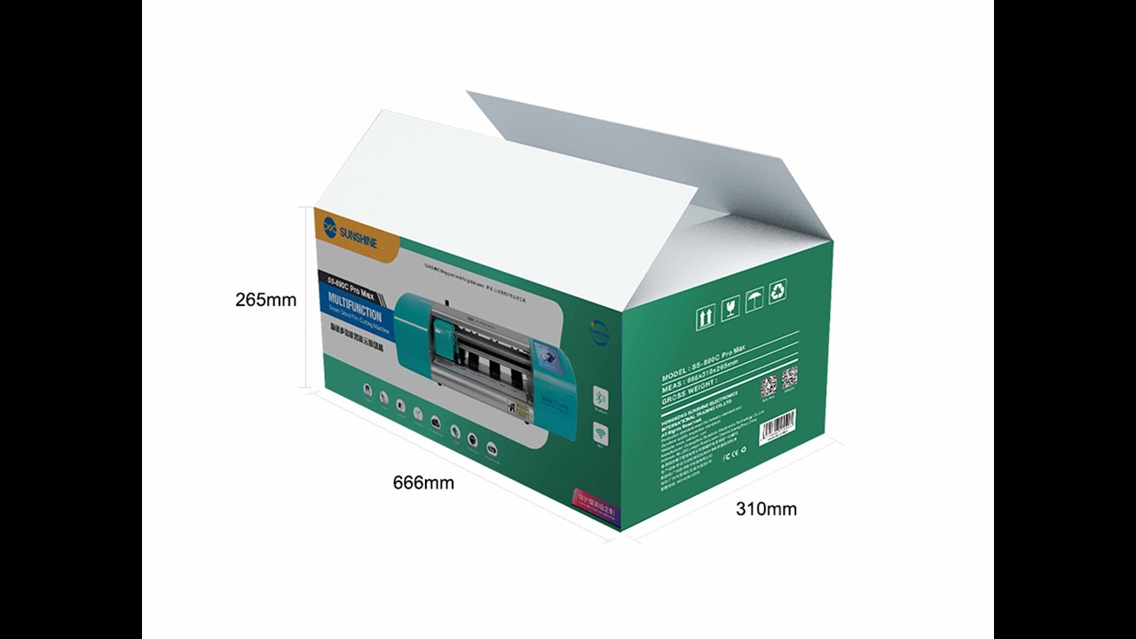 SUNSHINE SS-890C Pro Max Multifunctional Intelligent Cloud Film Cutting Machine（16 INCH)