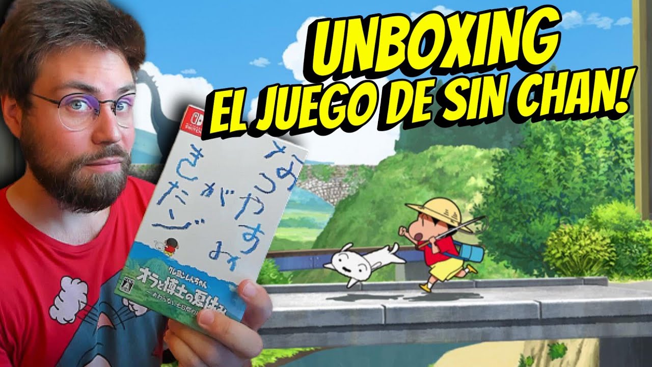 El Famoso Juego de Sin-Chan para Switch! UNBOXING! Crayon Shin-chan: Ora to Hakase no Natsuyasumi