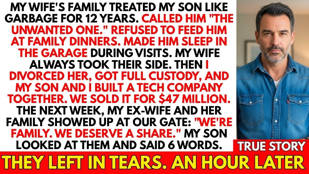 MY WIFE'S FAMILY TREATED MY SON LIKE GARBAGE FOR 12 YEARS  BUT AFTER THE DIVORCE