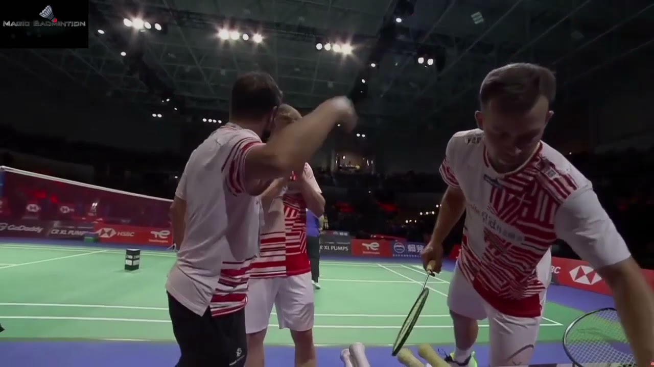 SF| ||Gideon Sukamuljo (ギデオンスカムルジョ) vs Astrup Rasmussen トーマスカップ2021セミファイナル [インドネシア vsデンマーク]