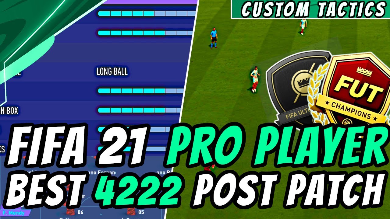 FIFA 21 BEST  *META* PRO PLAYER 4222 CUSTOM TACTICS & INSTRUCTIONS - FUT 21 Ultimate Team Formation