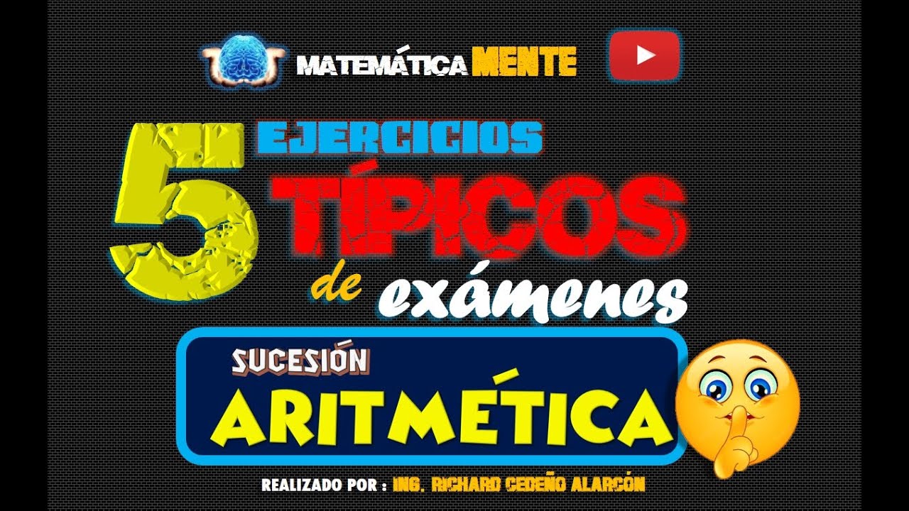 💥Cómo RESOLVER ejercicios de PROGRESIONES ARITMÉTICAS ||  Los 5 ejercicios TÍPICOS EN EXÁMENES 🧐