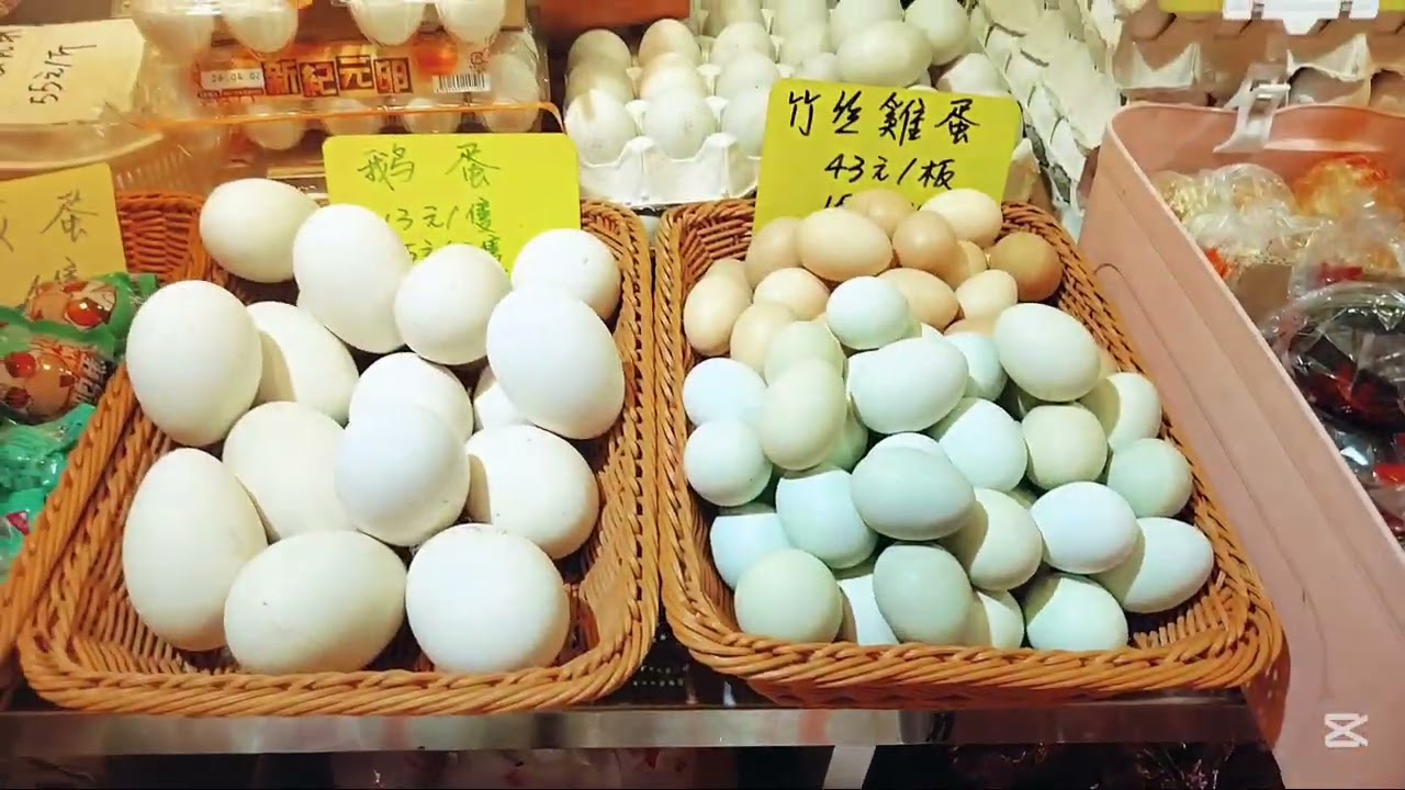 Suasana pasar sebelum imlek di Hongkong 