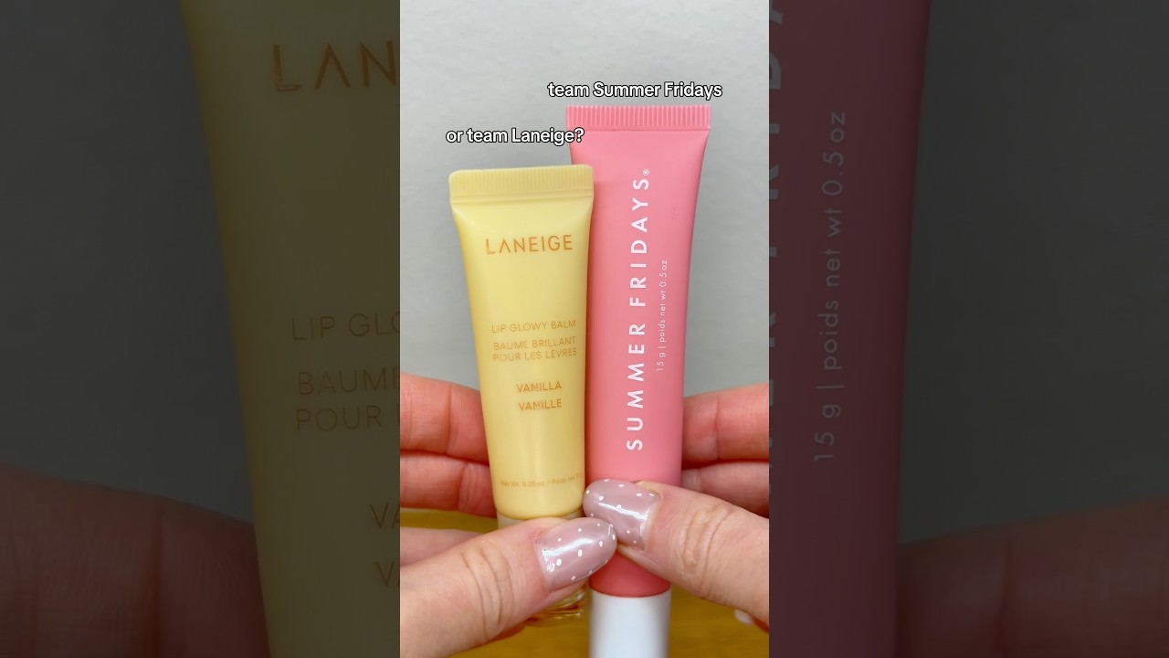 summer fridays vs laneige 👀 #makeup #lipgloss #lipbalm #laneige #skincare #beauty #sephora #haul