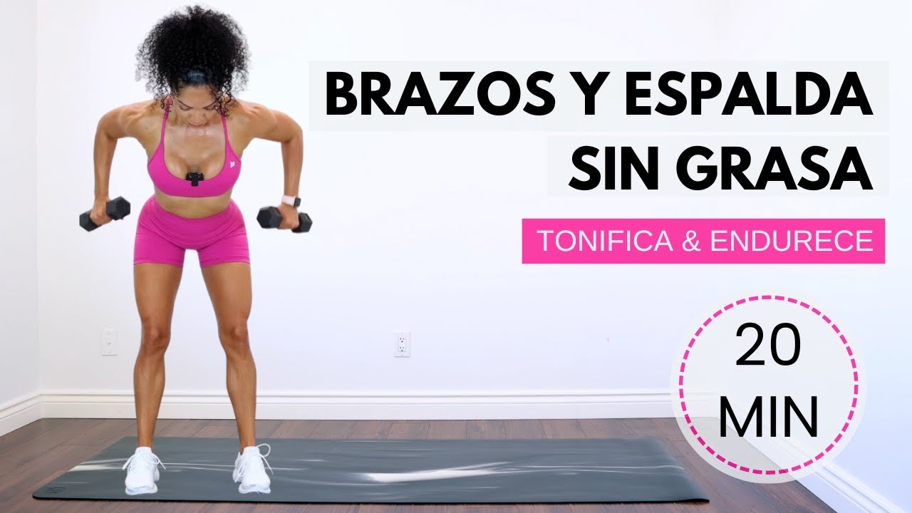 ADELGAZAR Espalda y Brazos rapido ||  Elimina la grasa y los rollos del tren superior