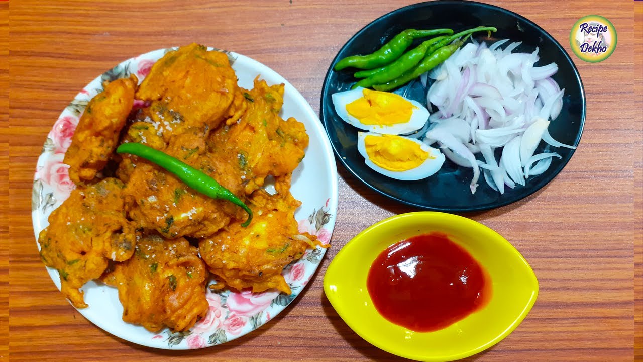 5 Minute Crispy Egg Onion Pakora Recipe | अंडा प्याज पकौड़े | RecipeDekho