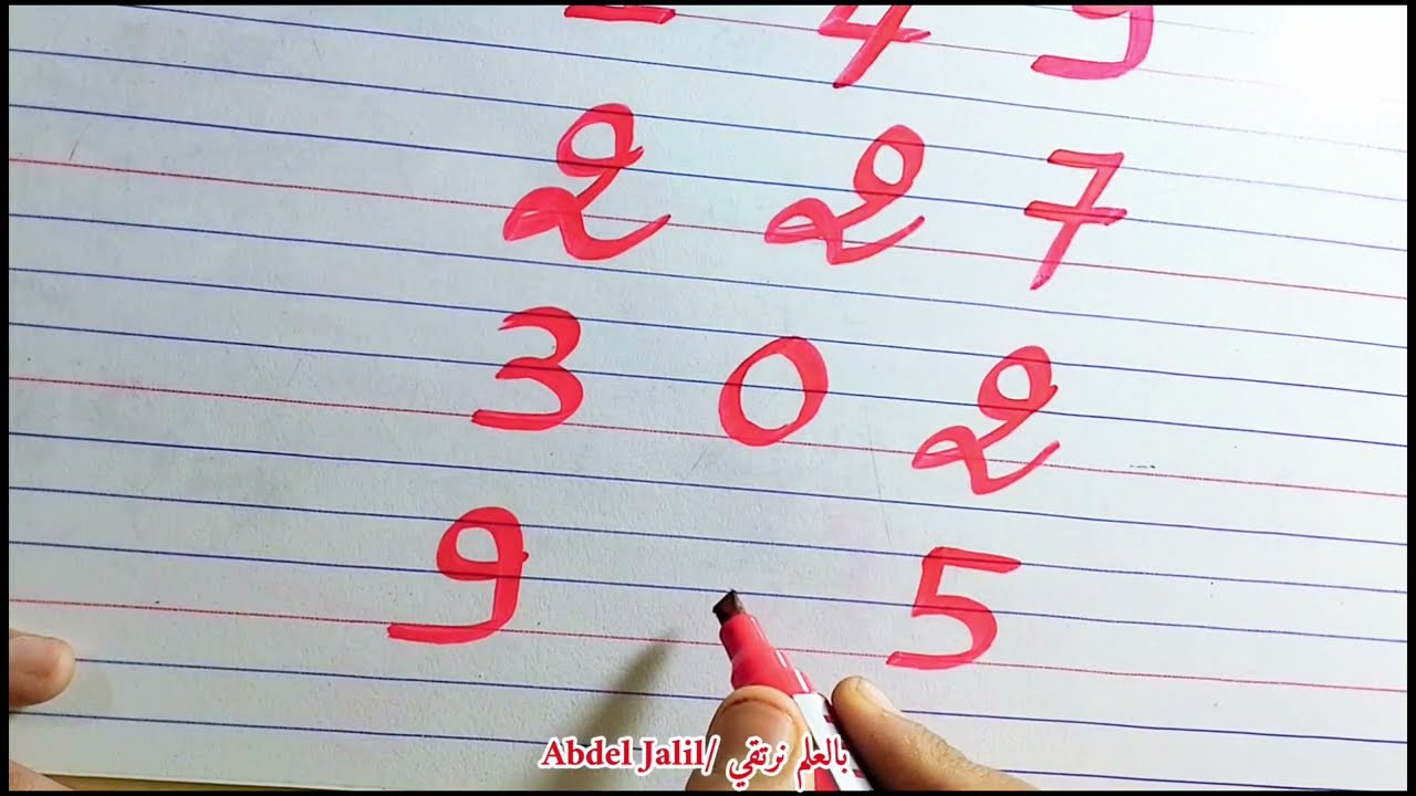 كتابة الأعداد بالشكل الصحيح #تعليم #رياضيات #education