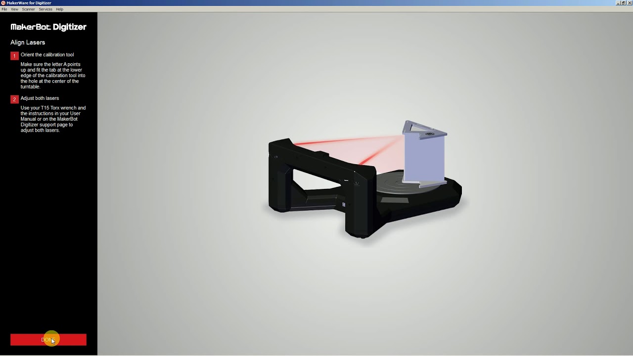 How to Make a Makerbot 3D Scanner Calibration Tool and to Calibrate the Makerbot 3D Scanner