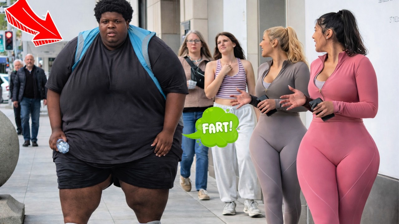 Fat Man Farts On Rich Women In Beverly Hills!!!