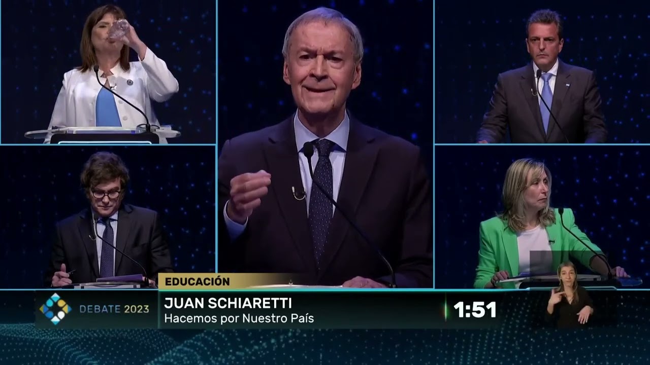 Debate presidencial 2023: los candidatos exponen sobre el tema EDUCACIÓN