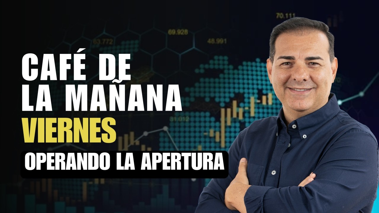 TRADING LIVE☕️CAFÉ DE LA MAÑANA ☕️ | Operamos en directo Oro & DAX con Rafa Medina | Método Medina