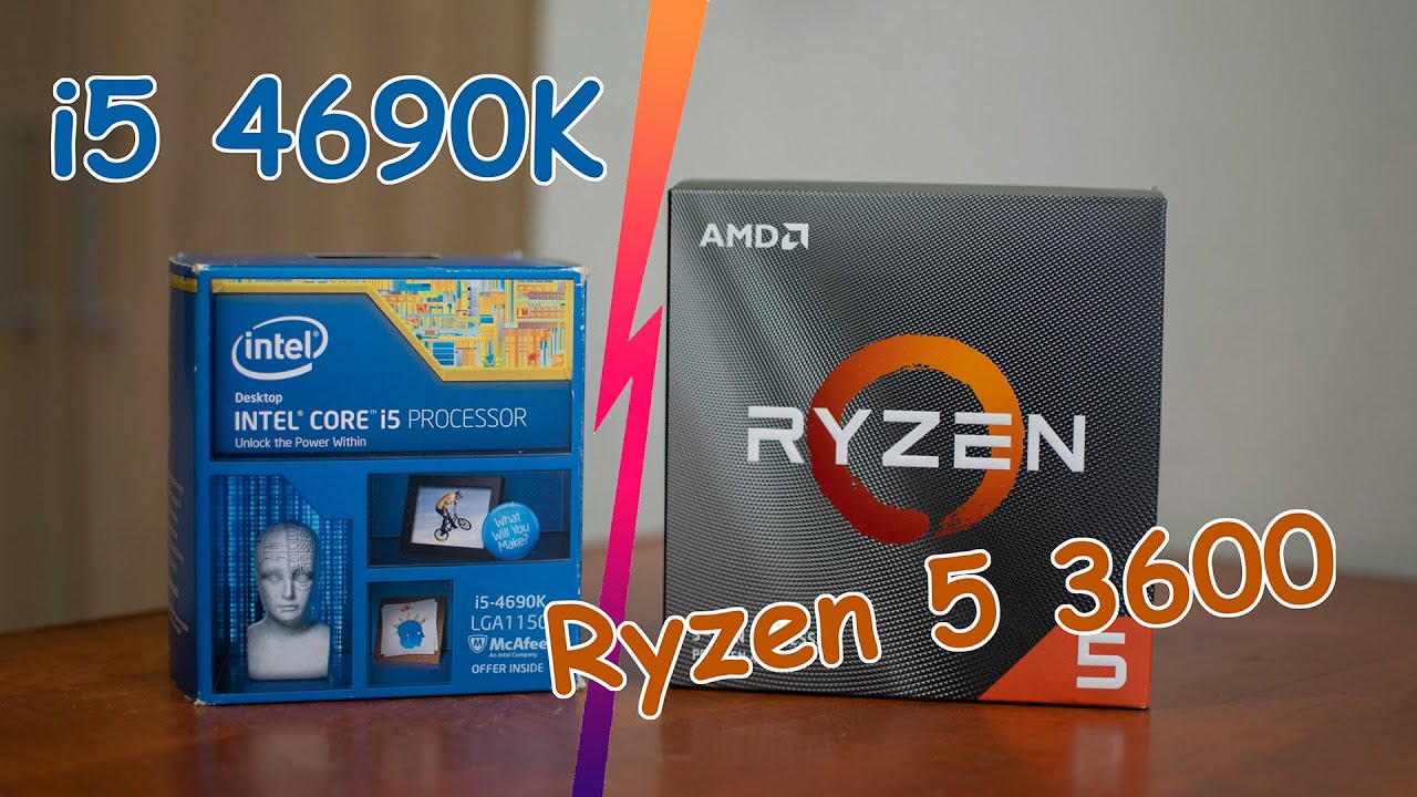 Ryzen 5 3600 vs i5 4690K | Ile daje zmiana procesora? | Test w grach | 1080p