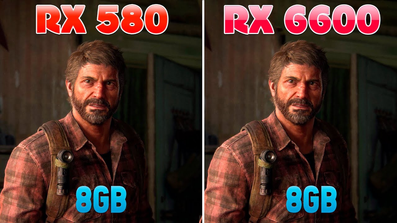RX 580 vs RX 6600 : Test in 8 Games in 2024