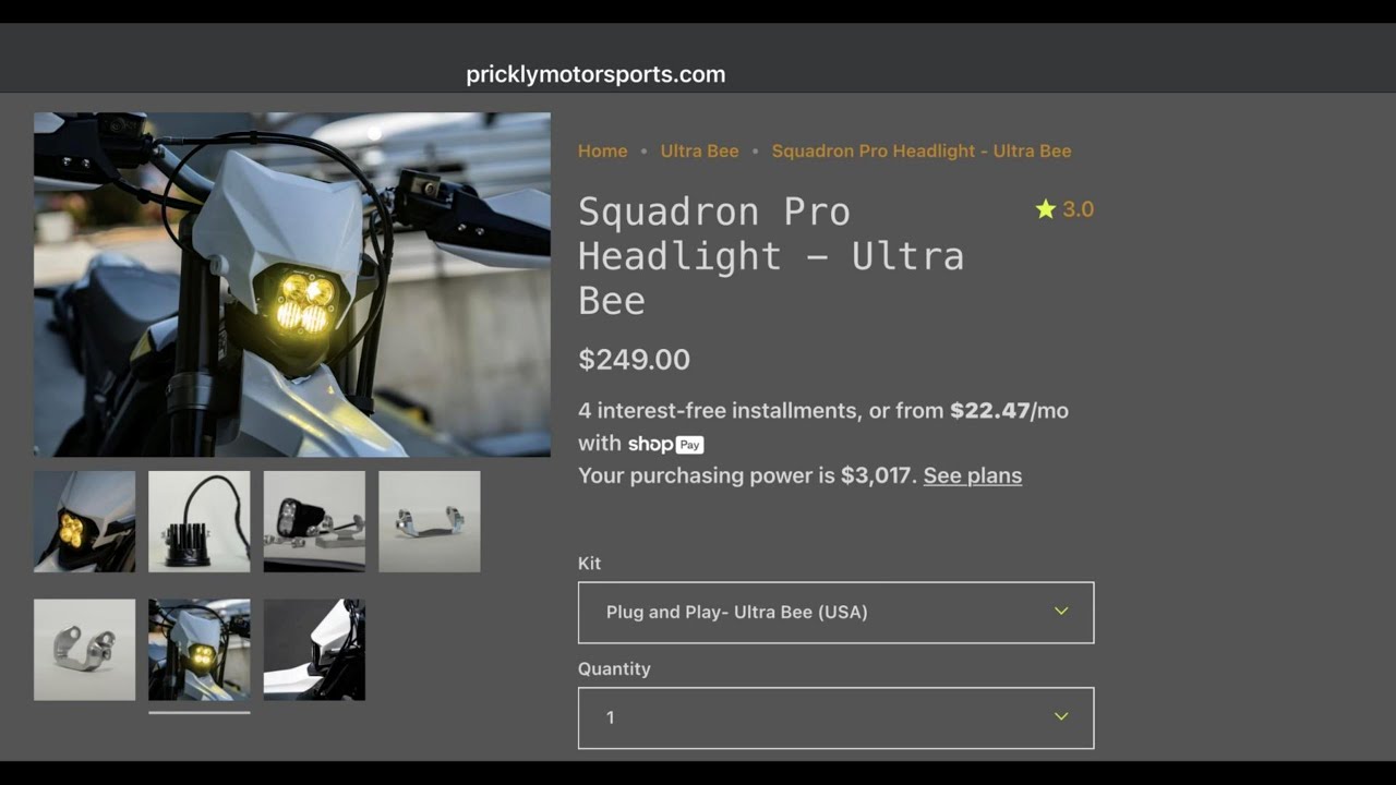 Установка и обзор фар Ultra Bee Squadron Pro
