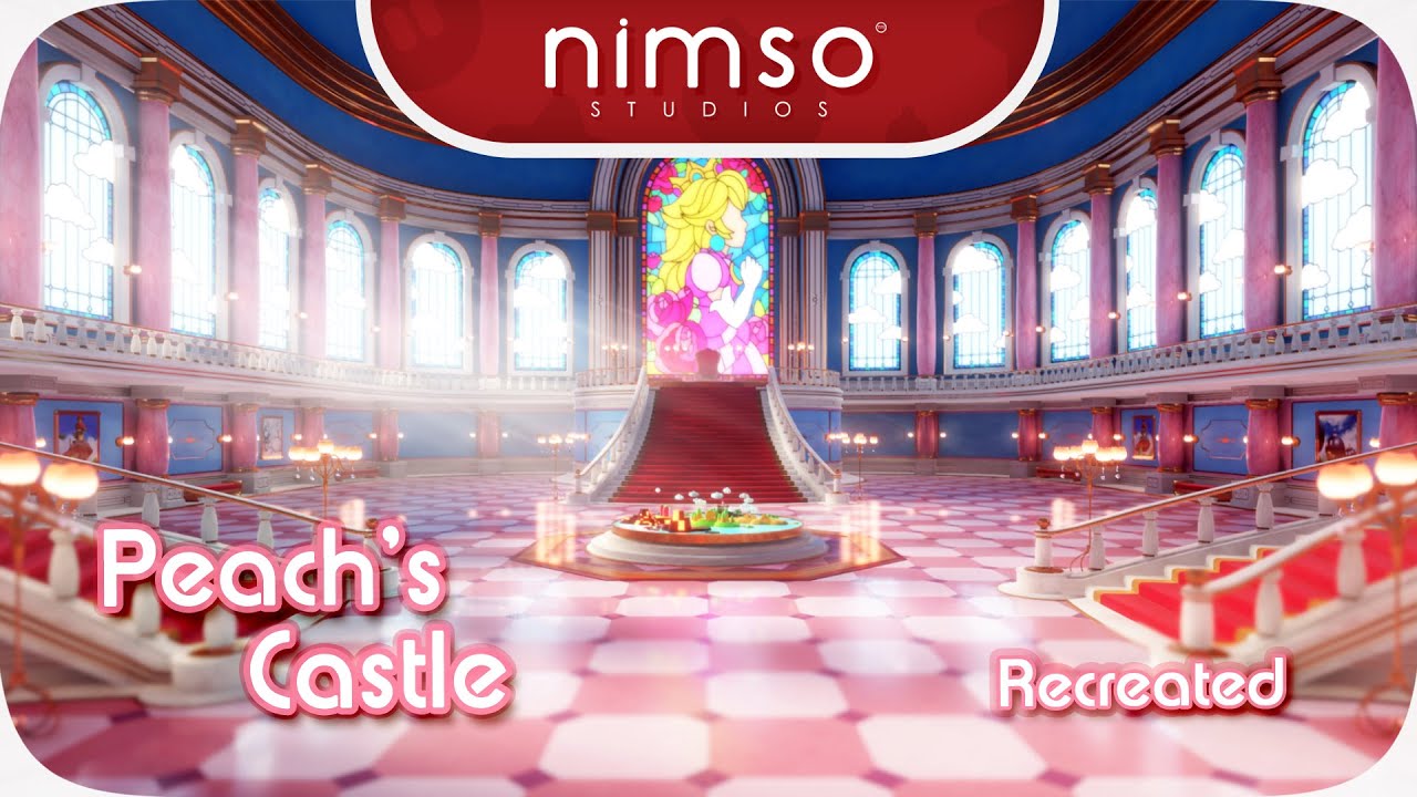 I RECREATED PEACH'S CASTLE from MARIO BROS MOVIE - in VR!