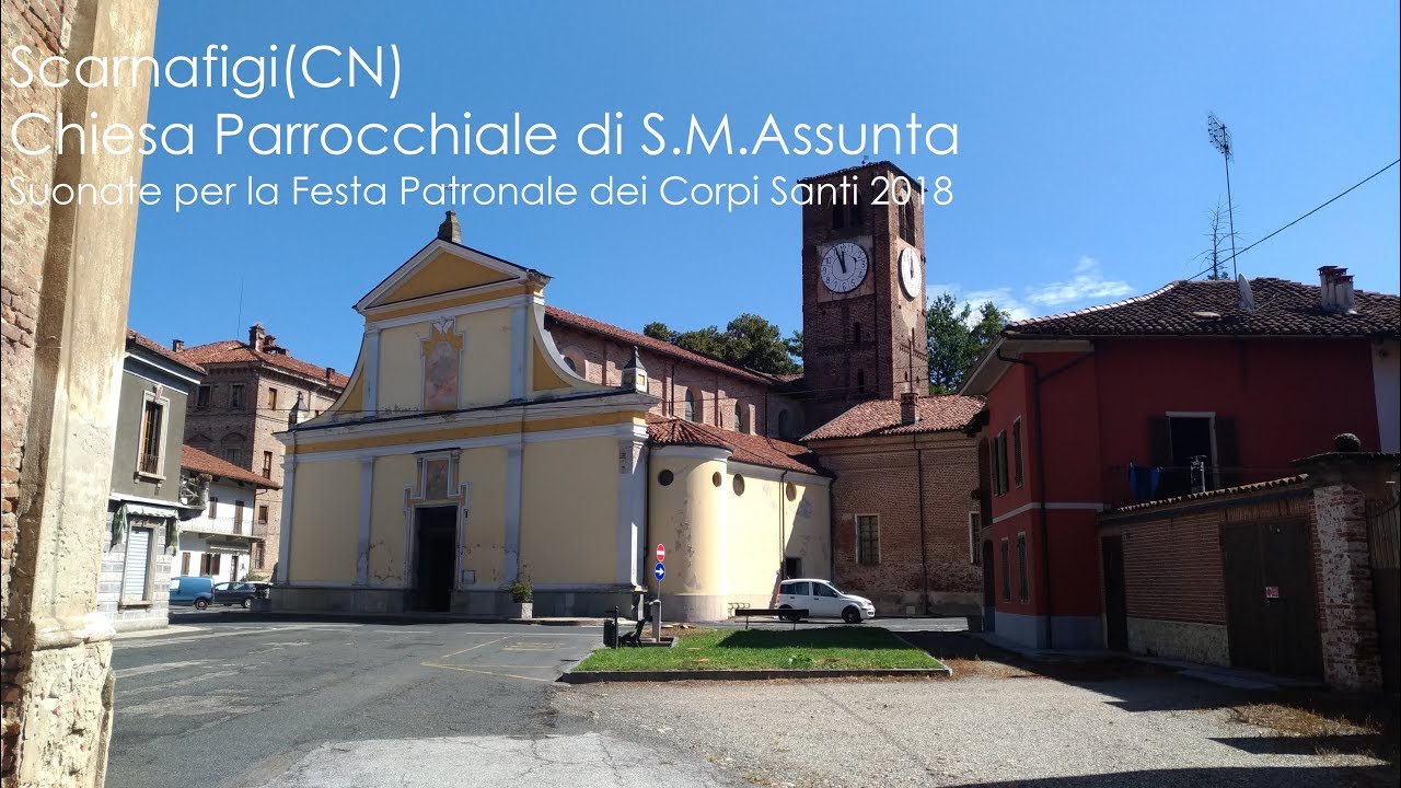 Le campane di Scarnafigi(CN) - Suonate per la Festa Patronale dei Corpi Santi 2018