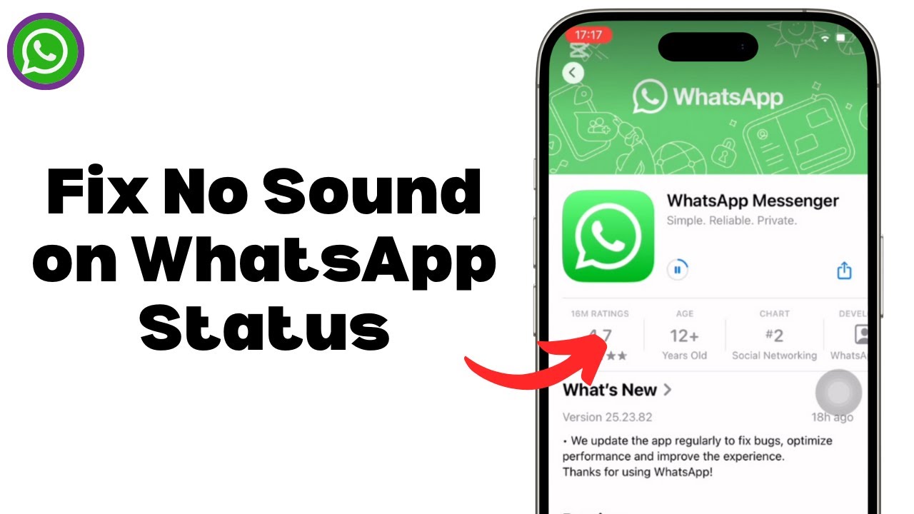 How To Fix No Sound on WhatsApp Status iPhone | iPhone Whatsapp Status Sound Fix