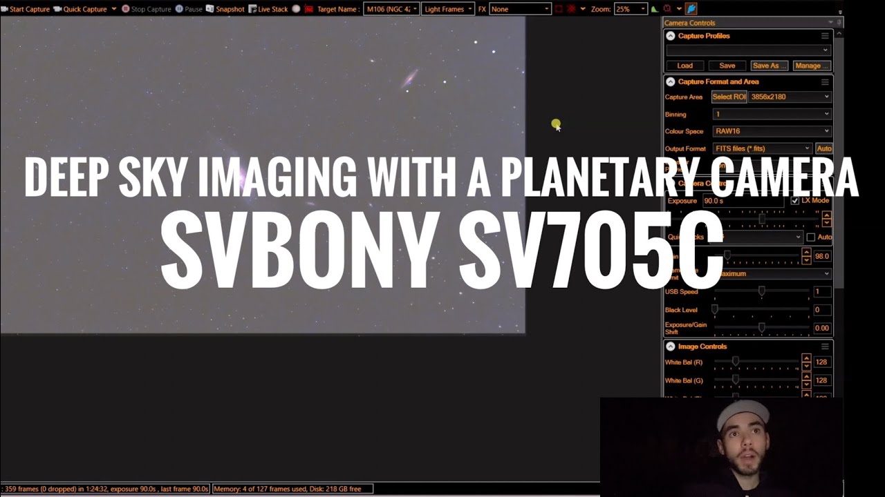 Can YOU capture galaxies with a Planetary Camera? Sv705 Review!