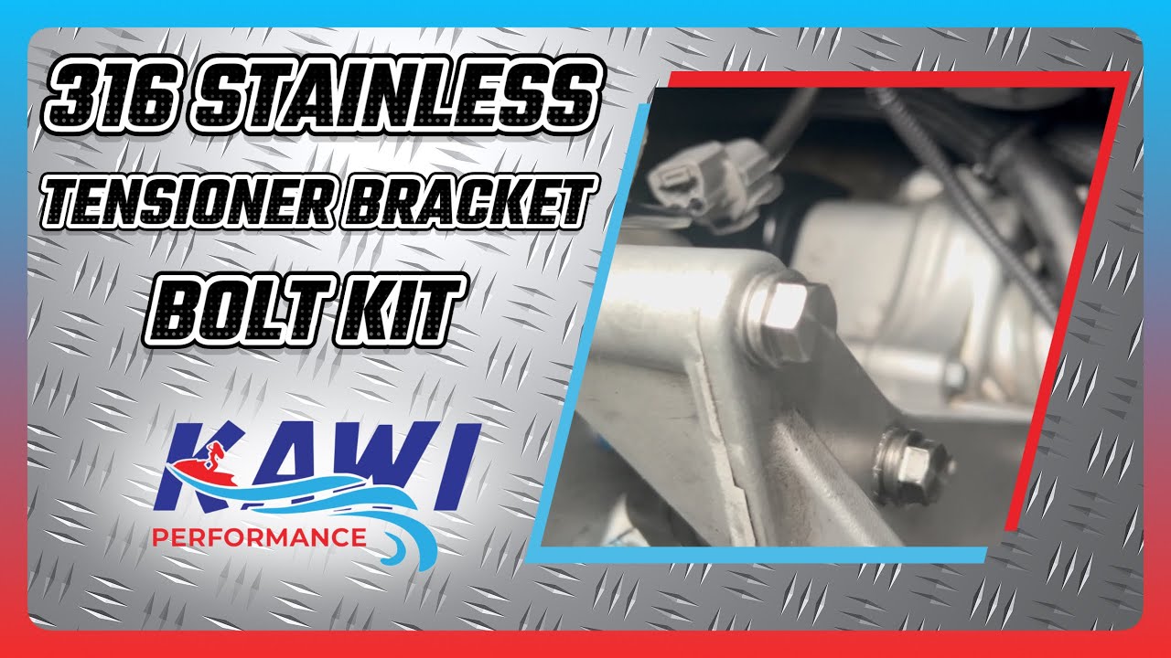 316 Stainless Tensioner Bracket Hardware For the Kawasaki Ultra 310 Jet Ski ​⁠by Kawi Performance