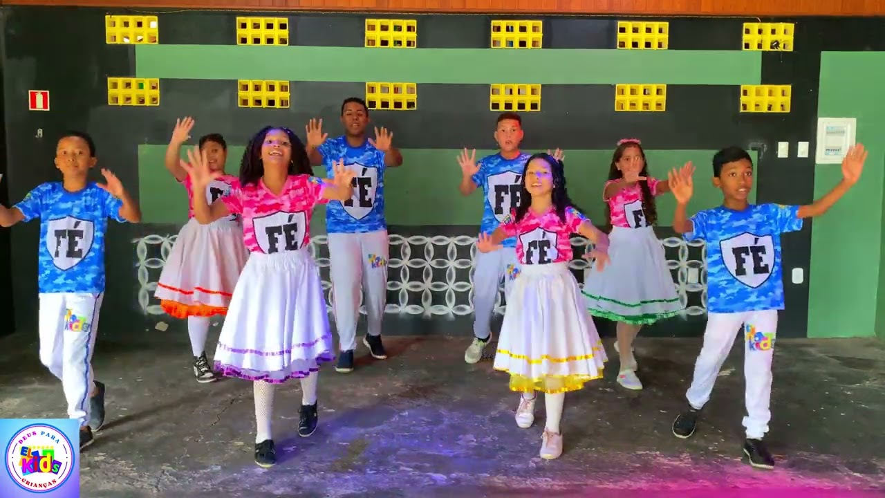 União, Comunhão e Oração Tia Jó Coreografia EL-Kids