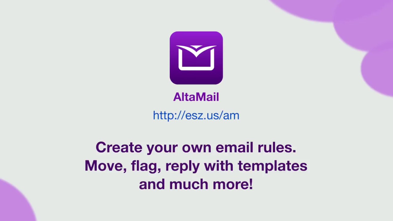 How to create Email Rules on your iPhone/iPad with AltaMail  