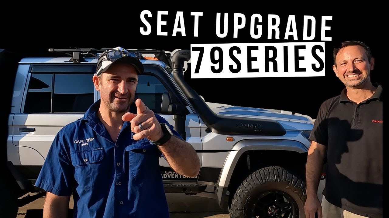 Seat upgrade in the 79 series Landcruiser