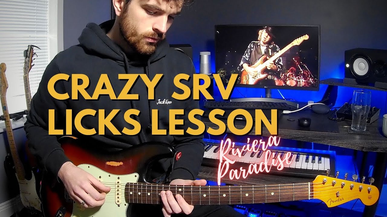 БЕЗУМНЫЕ ЛИКИ SRV | Урок игры на гитаре среднего уровня