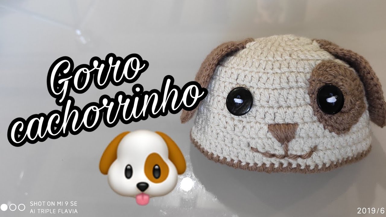 🌼 Gorro cachorrinho