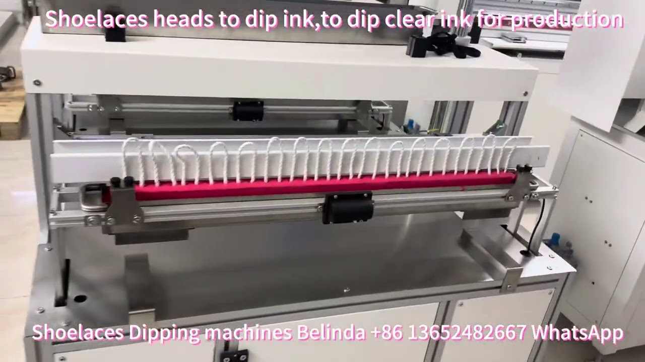 How to dip silicone shoelace instead of plastic and metal shoelace? #shoelaces #tippingmachine