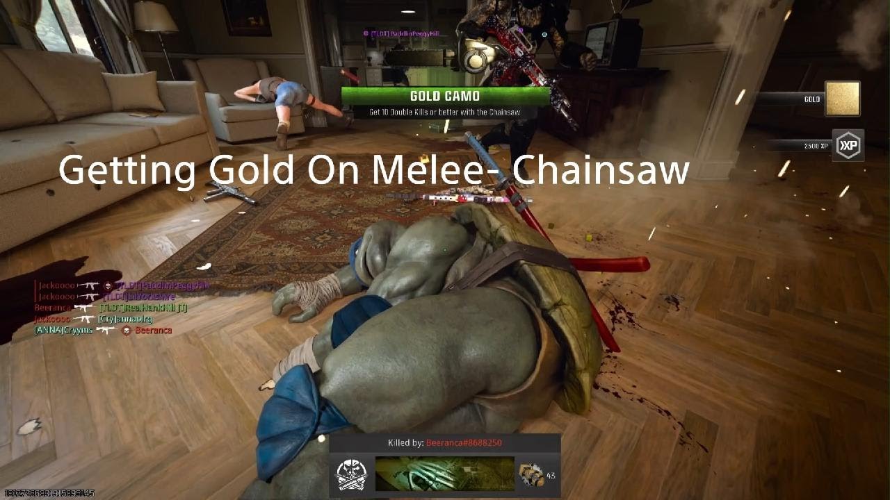 Call of Duty BO6 Getting Gold On Melee- Chainsaw
