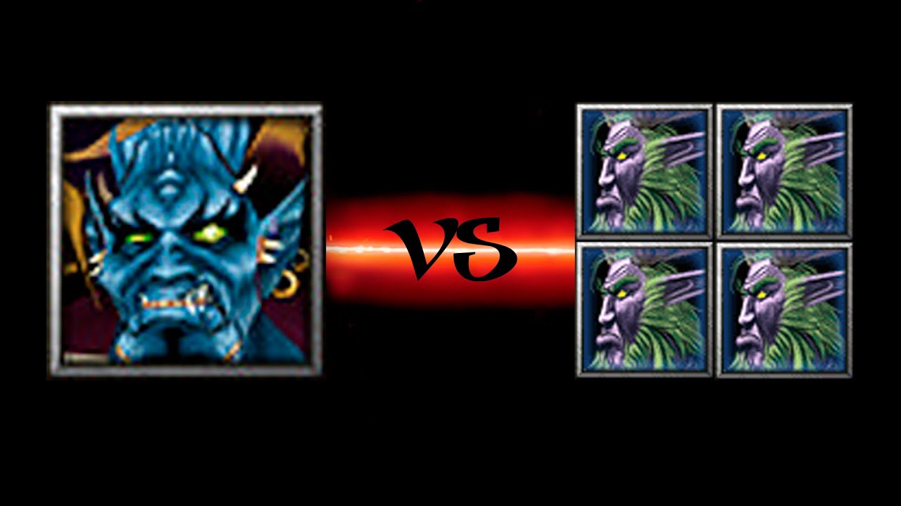 Archimonde vs 4 Cenarius