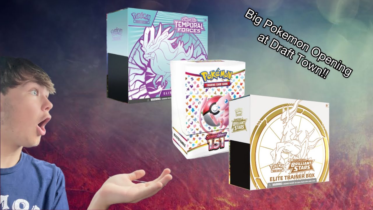 Big Pokemon Card Opening at Draft Town!!!