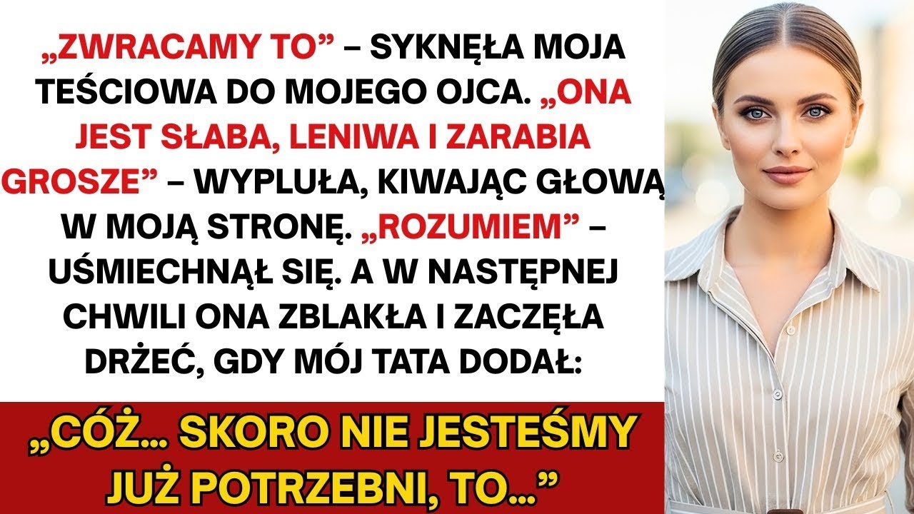 Kiedy rodzina mojego męża powiedziała, że jestem ‘bezużyteczna’, mój ojciec dał im lekcję lojalności
