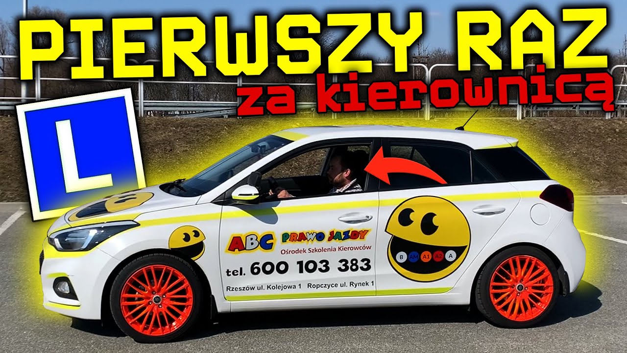 JAK RUSZYĆ SAMOCHODEM? PIERWSZY RAZ ZA KIEROWNICĄ!