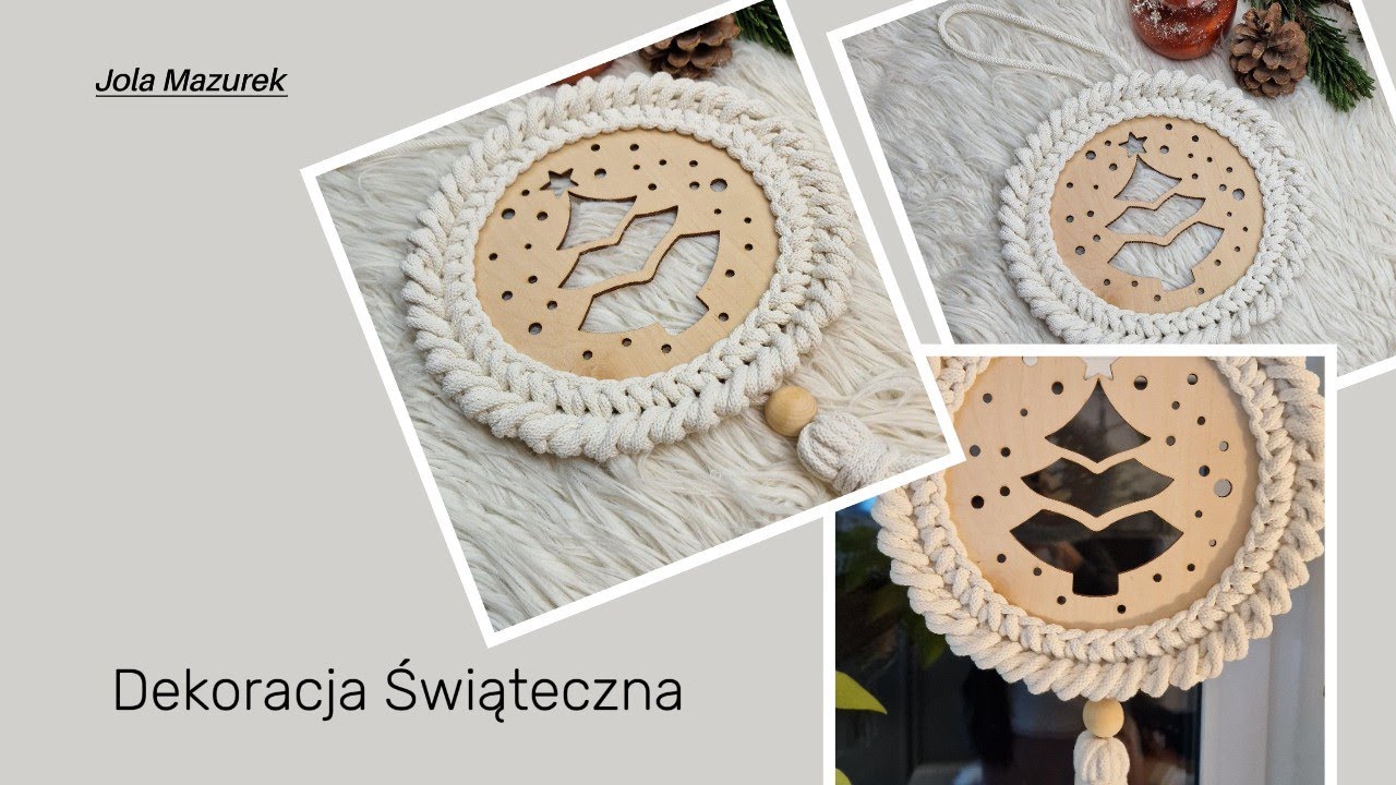 Prosta choinka DIY – piękna ozdoba ze sklejki i sznurka.