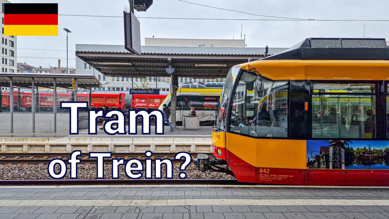 De TRAM die ook een TREIN is in KARLSRUHE #BartVlog