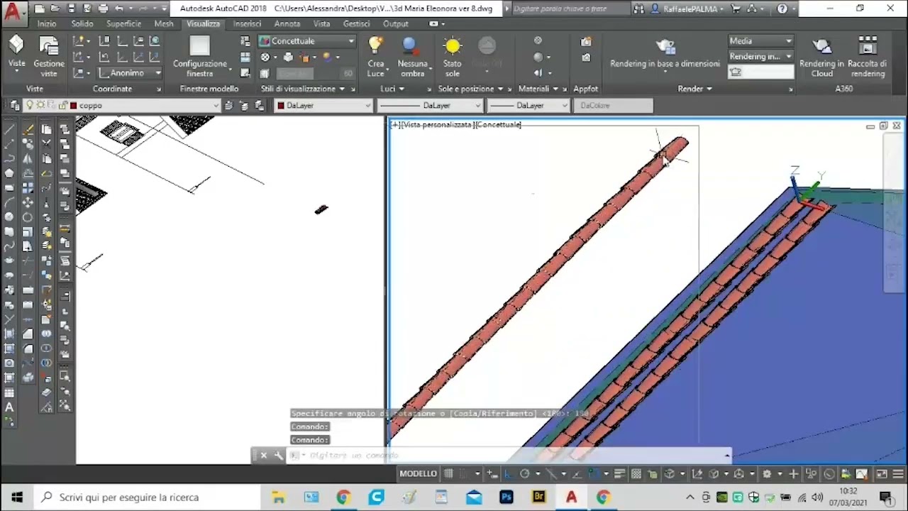 R9 - Modellazione tridimensionale per una renderizzazione  - parte 9 su 15