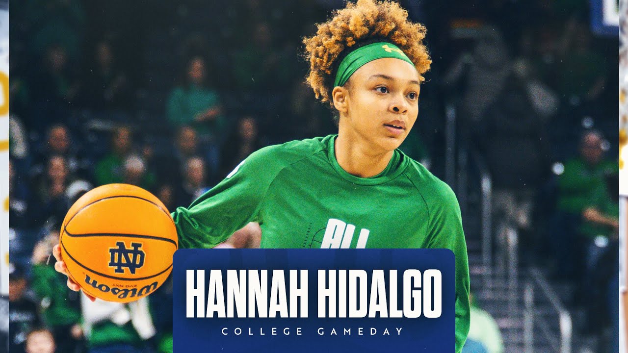 Hannah Hidalgo LIVE Before Notre Dame Women's Basketball vs Louisville