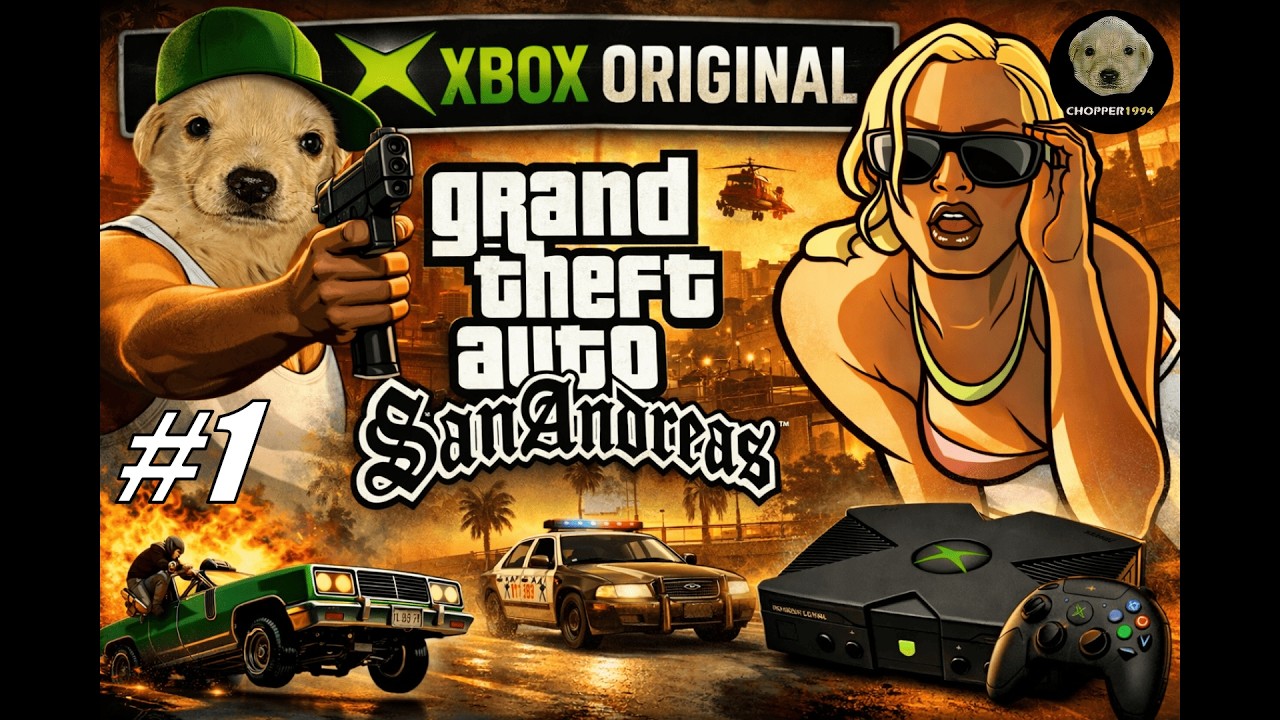 GTA San Andreas (Xbox original версия) - Стрим #1