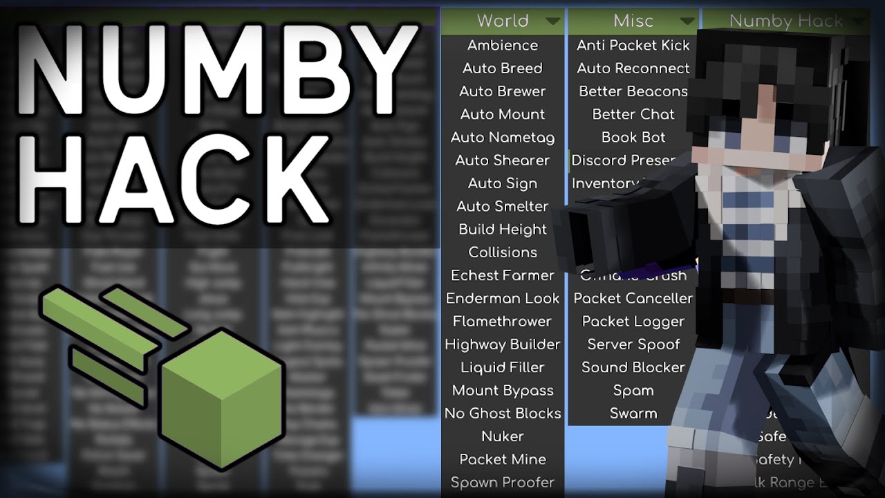 *OP* Numby Hack Meteor Client Addon 1.21.11 | Number81