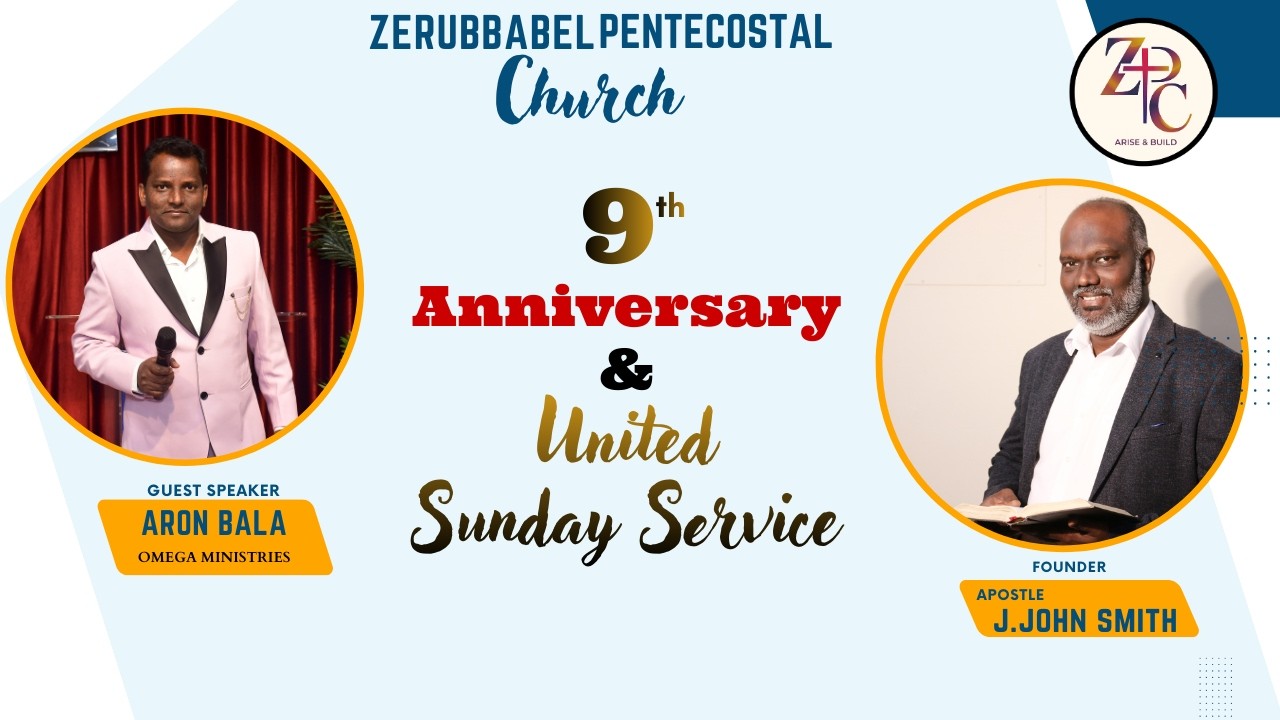 9th Church Anniversary | Pastor. Aaron bala | Zerubbabel Ministries #live #aaronbala