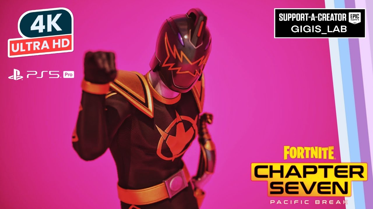 FORTNITE On PS5 PRO Gameplay BLACK DINO RANGER Skin Showcase Before You Buy Review 4K HDR