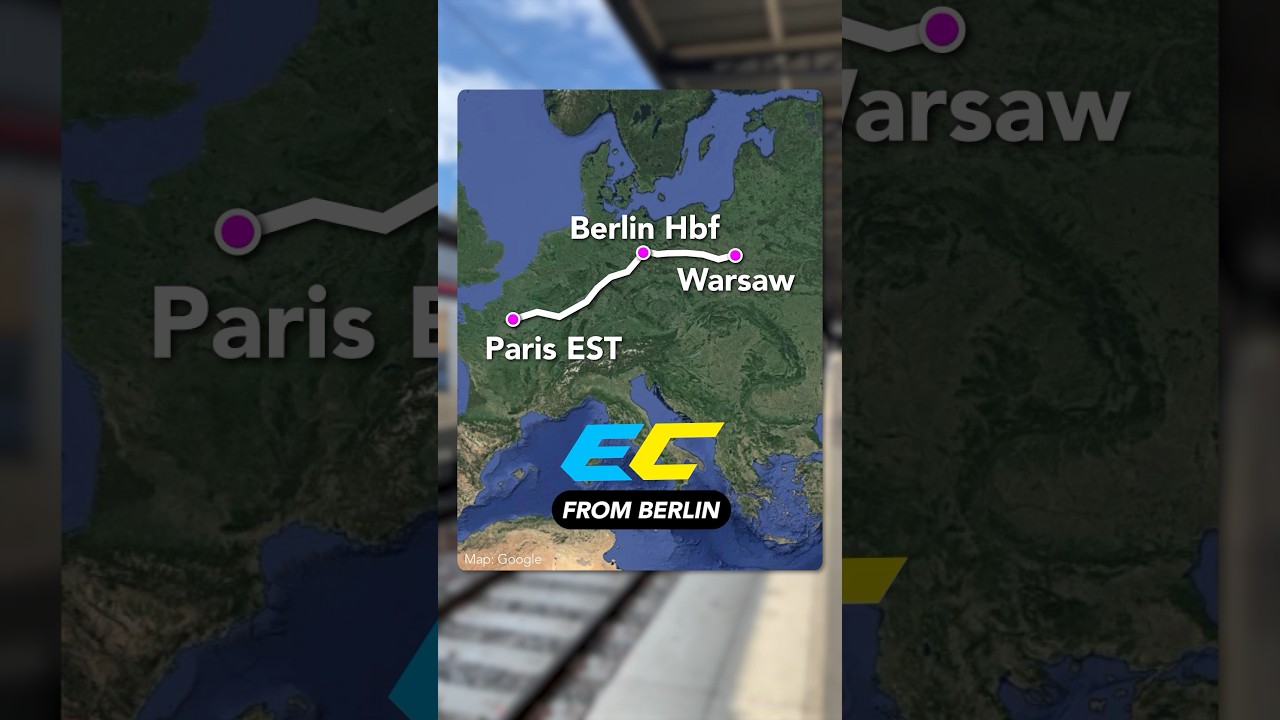 Paris to Warsaw by Train