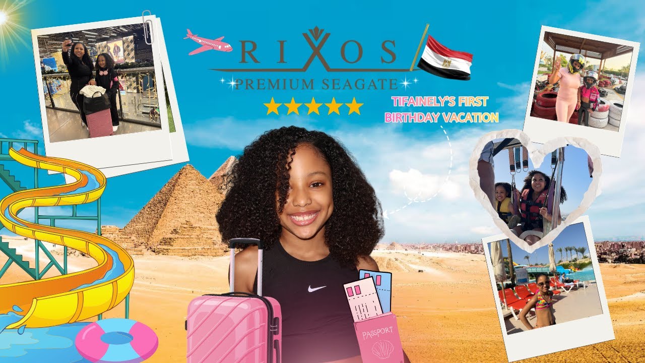 VAKANTIE NAAR EGYPTE ✈️🇪🇬 | RIXOS SEAGATE , AQUAPARK & PARASAILING😱 