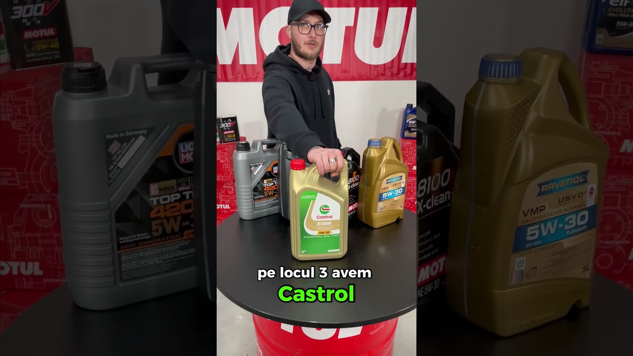 Top 5 uleiuri de motor de pe #autobob  #liquimoly #motul #castroloil #fuchs #ravenol #uleimotor