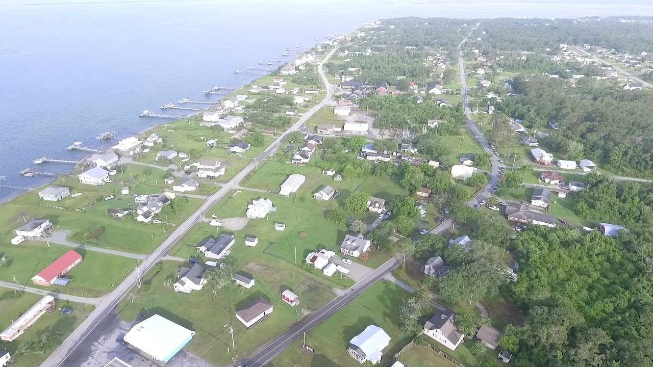 Harkers Island NC Drone Footage