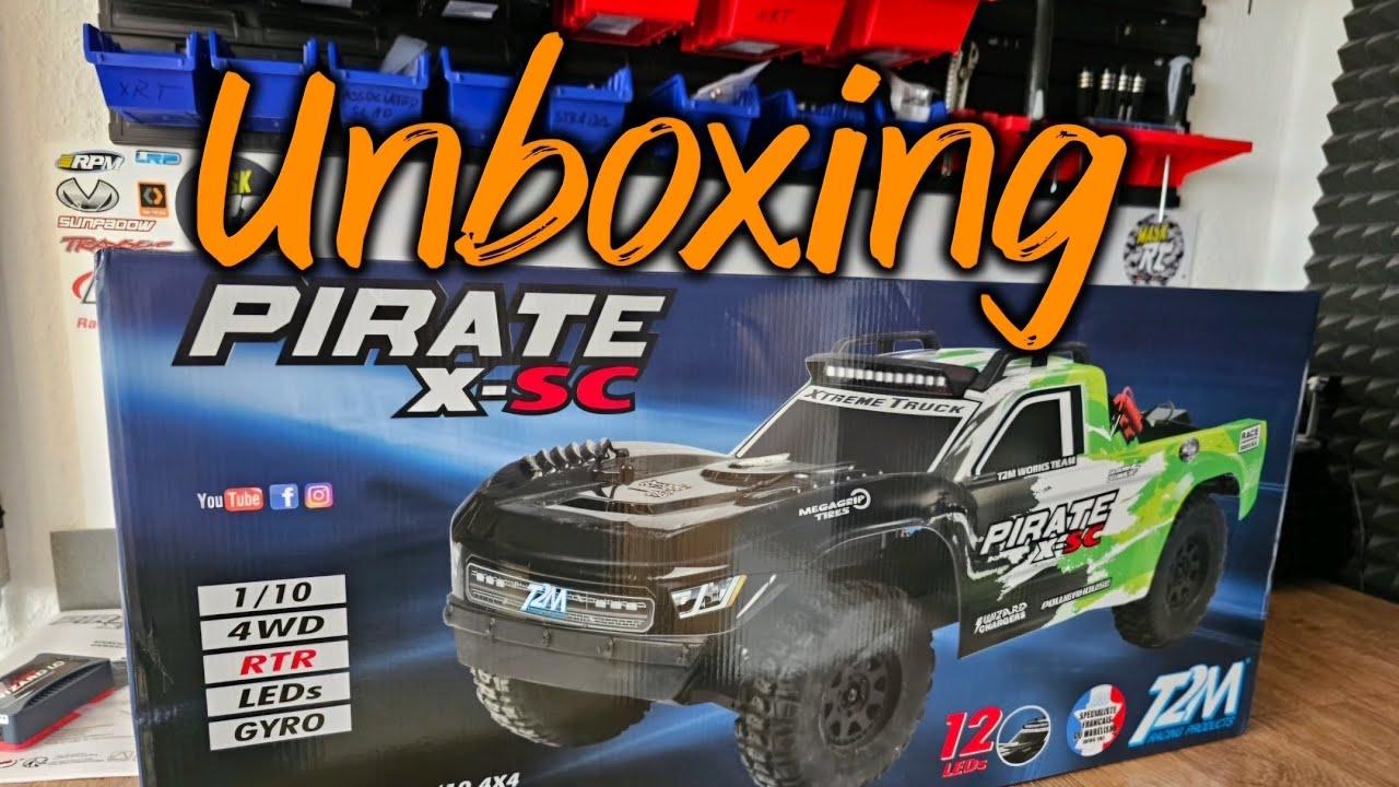 Unboxing T2M PIRATE X-SC (German/Deutsch)