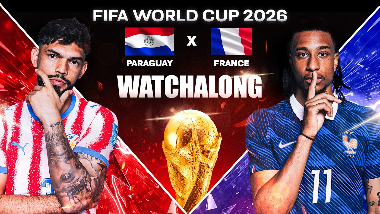 🔴 Paraguay vs France LIVE | FIFA World Cup 2026 LIVE Watchalong | Can Paraguay Stun France?⚽🔥
