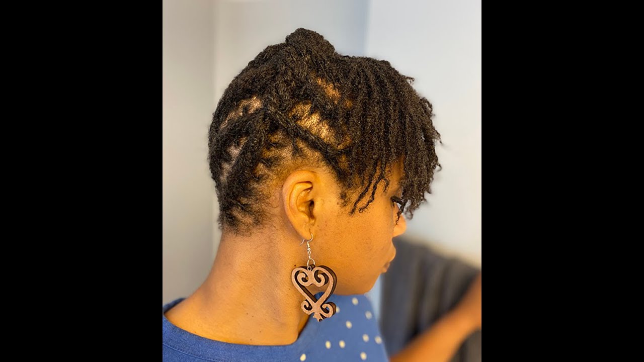 How I style my short microlocs | Short locs | Tieska Jumbo